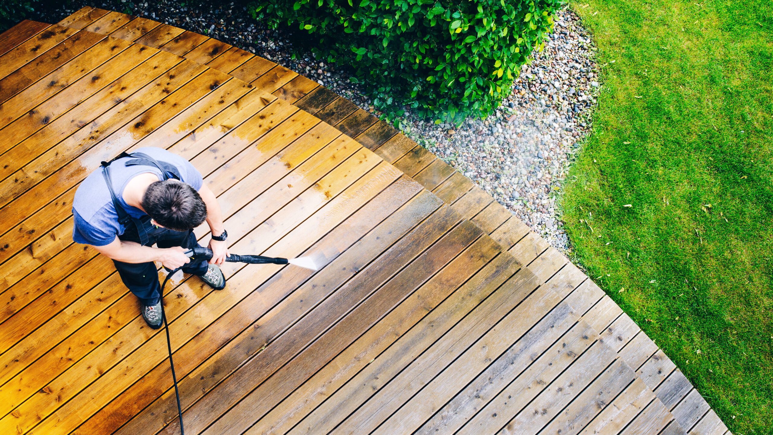 Pressure Washing Deck Cleaning